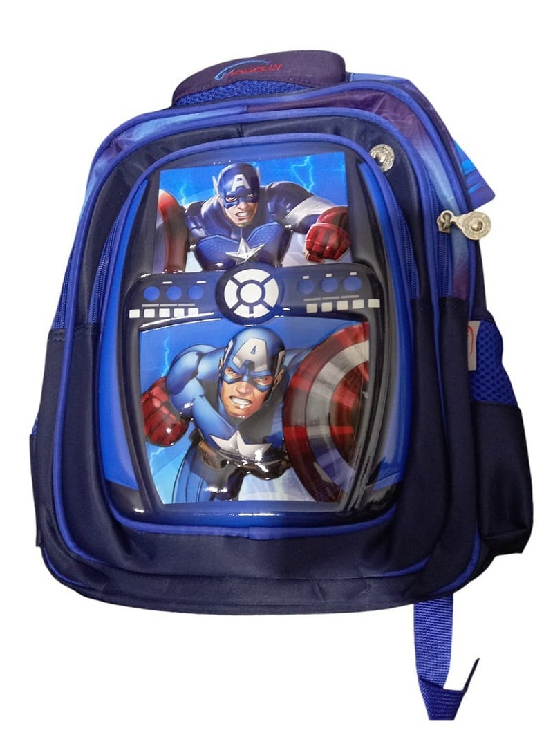 Imported school backpack for boys - size 38*29 - navy blue  - Image 1
