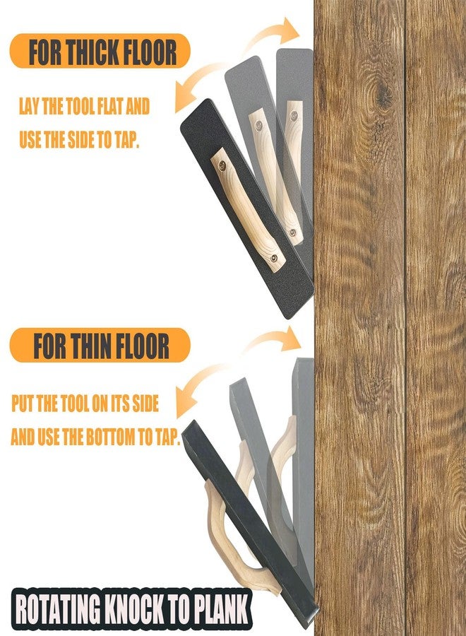 NAACOO Heavy Big Tapping Block, Mallet-Free, NAACOO Flooring Tools, 2.7lbs &15-1/2in, Just Tap Floor Directly. Only 1-2 Times to Complete Wood Flooring Installation. More Durable, Efficient and Safer. - Image 3