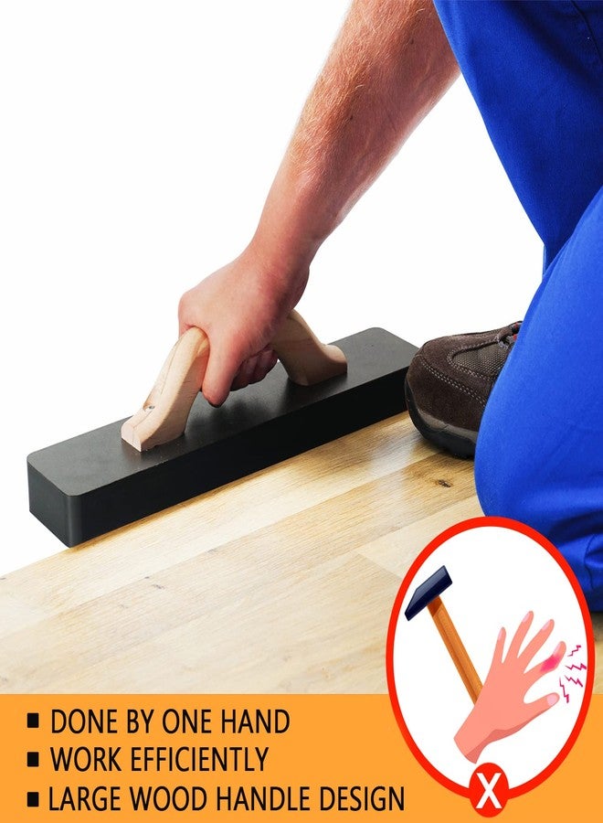 NAACOO Heavy Big Tapping Block, Mallet-Free, NAACOO Flooring Tools, 2.7lbs &15-1/2in, Just Tap Floor Directly. Only 1-2 Times to Complete Wood Flooring Installation. More Durable, Efficient and Safer. - Image 4