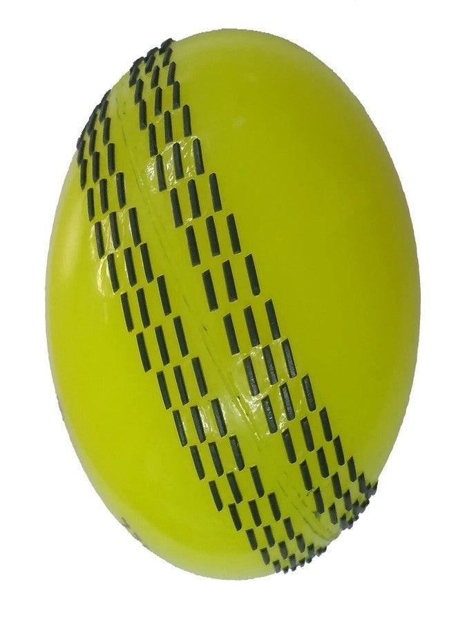 TIMA Synthetic Cricket Ball Poly Hard Cricket Balls - Indoor & Outdoor Training Cricket Ball for Coaching Practice (Yellow Pack of 1) - Image 4