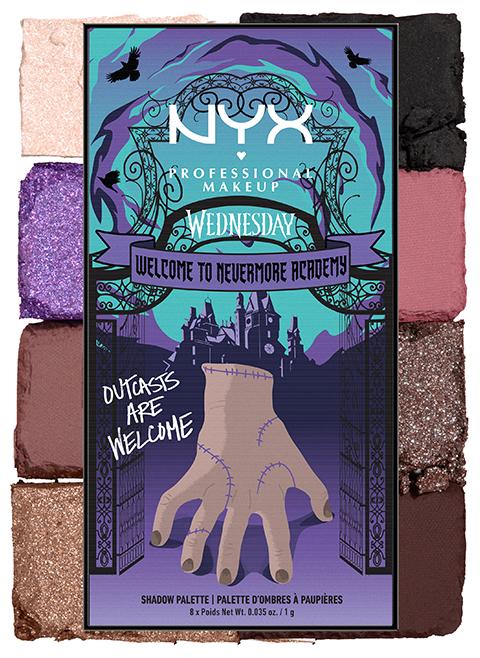 NYX PROFESSIONAL MAKEUP The Nevermore Academy Palette, Eyeshadow, Smooth, Blendable Formula - Image 1