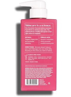 Medix 5.5 RETINOL + FERULIC ACID AGE REWIND BODY CREAM 15 FL OZ (444ML)  - Image 2