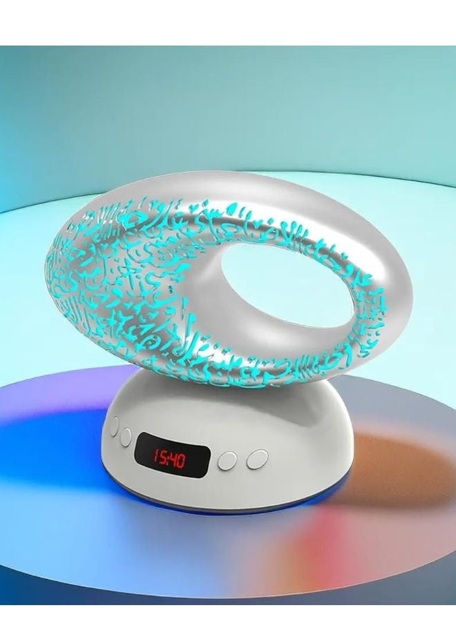 Equantu SQ606 Premium Quran Speaker Museum Of The Future Design Digital Quran Speaker Wireless LED with Azan Clock and App control - Image 2