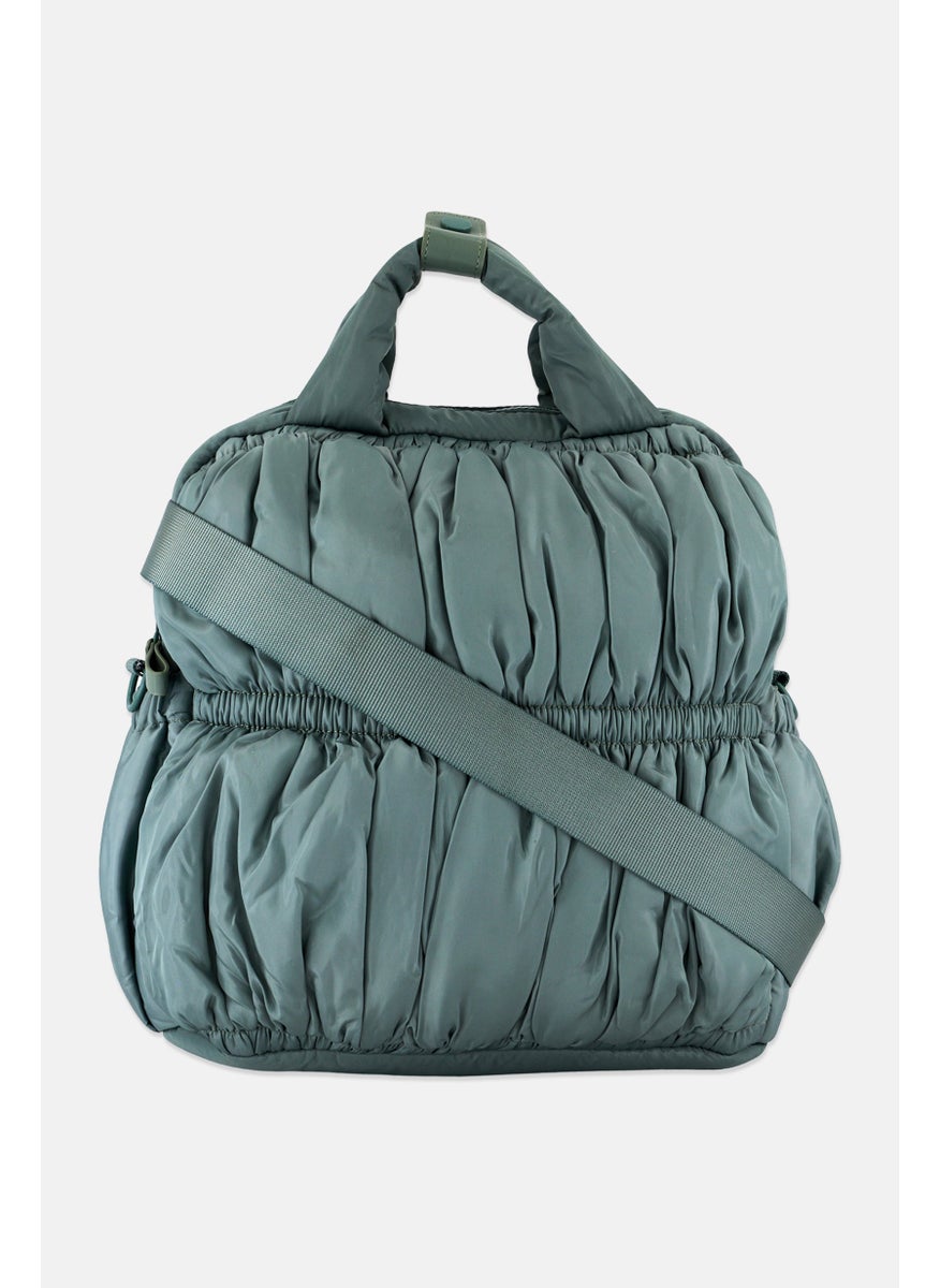 Danskin Women Textured Backpack 41 H x 33 L x 15 W cm, Sage Green  - Image 1