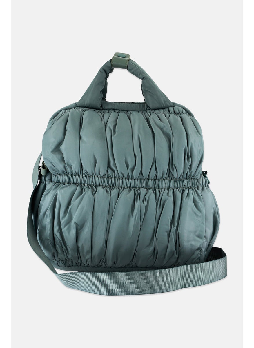Danskin Women Textured Backpack 41 H x 33 L x 15 W cm, Sage Green  - Image 2