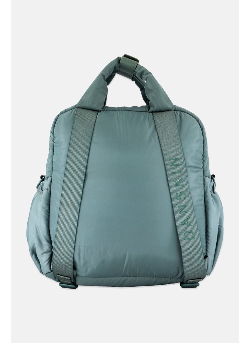 Danskin Women Textured Backpack 41 H x 33 L x 15 W cm, Sage Green  - Image 3
