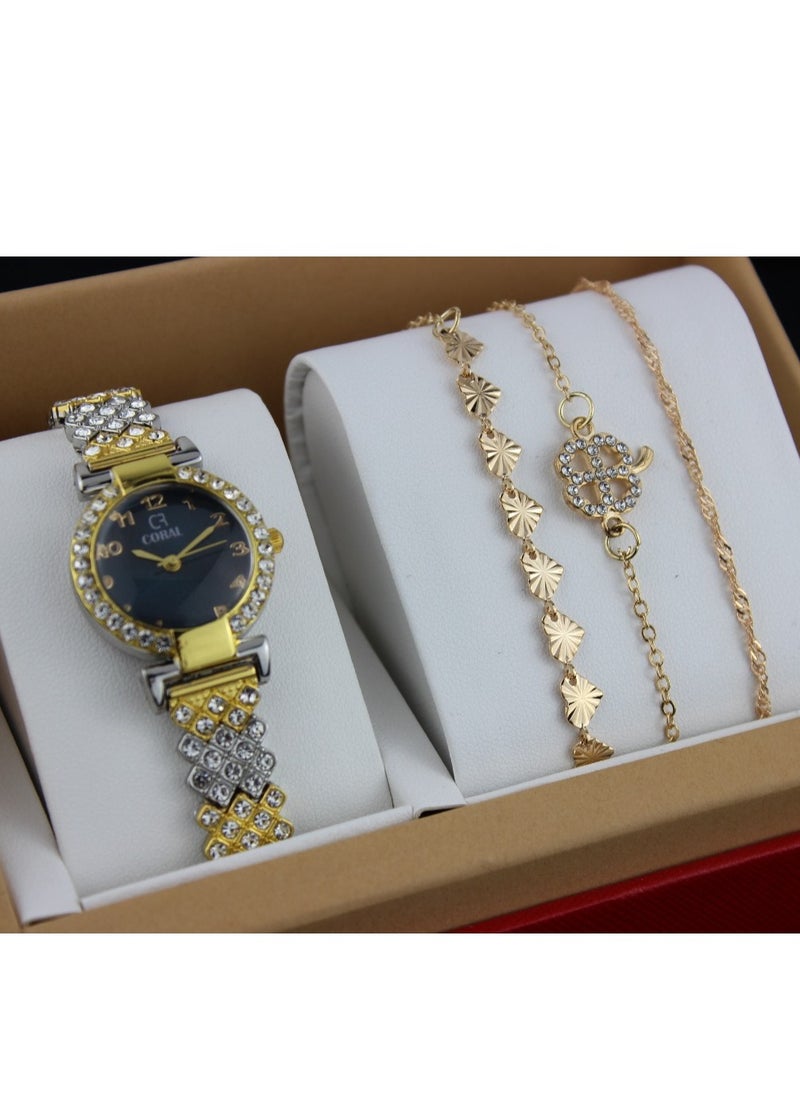 Reclaim with Argireline Women's evening watch set 