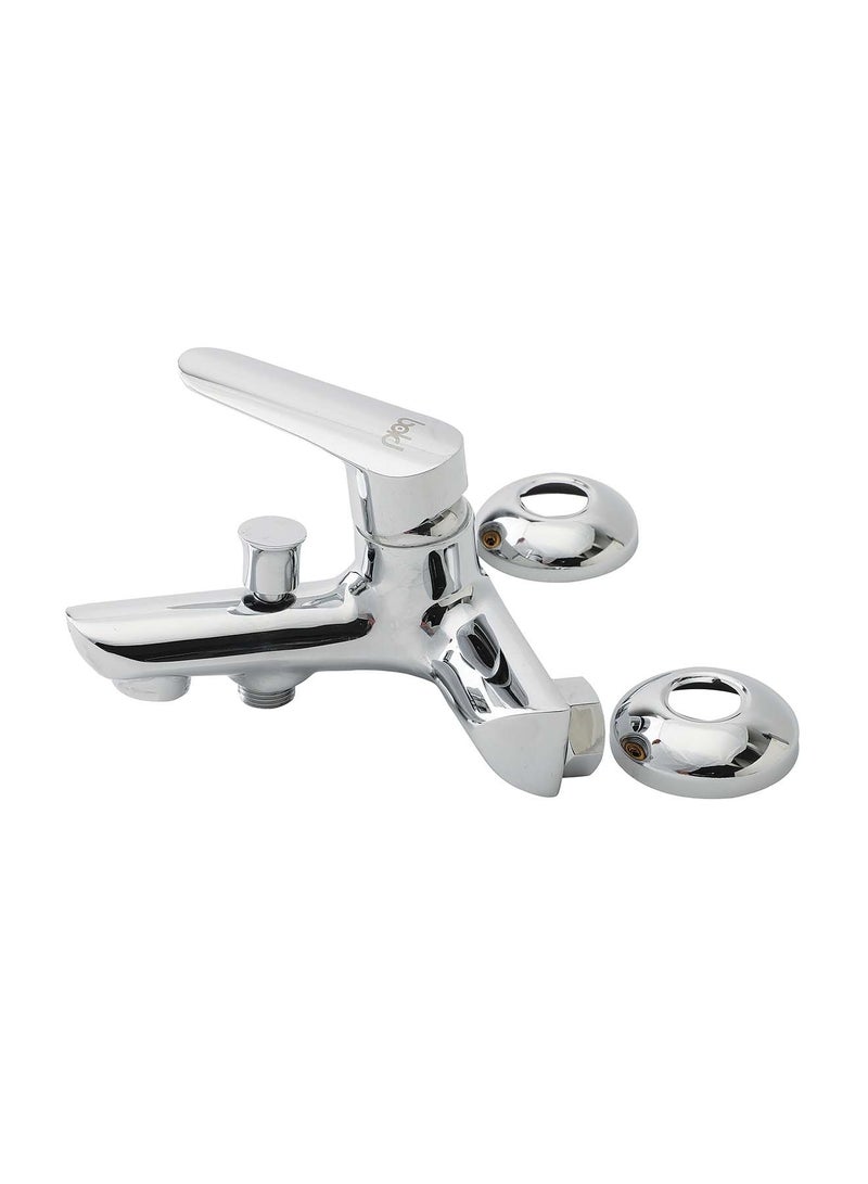 Bold Linda Bath Shower Mixer – Premium Brass Body with Durable Chrome Finish – Smooth Move Technology – Corrosion-Resistant, Stylish, and Long-Lasting for Modern Bathrooms – Silver - Image 1