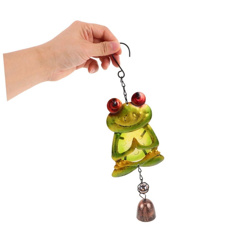 Vibrant Glass Wind Chime Outdoor Hanging Ornament Unique Handcrafted Room Decor - Image 5