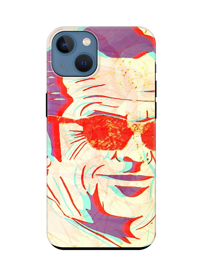 Stylizedd Tough Pro Series Case for Apple iPhone 14 Dual Layer hybrid PC & TPU Customized Mobile Cover Shield with inner TPU protection Matte Finish - Shining Glasses