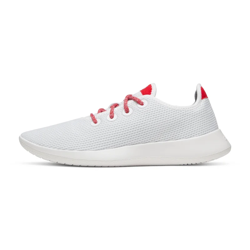 Women's Tree Runner - Blizzard/Bold Red (Blizzard Sole)