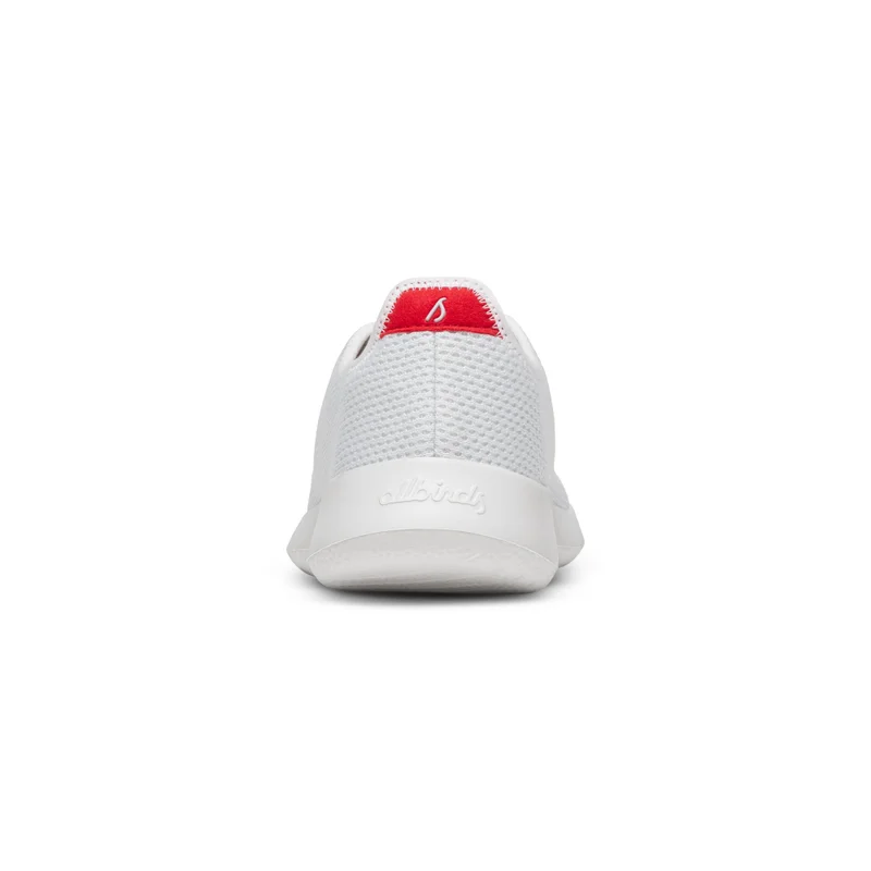 Allbirds  Women's Tree Runner - Blizzard/Bold Red (Blizzard Sole) for Women | Best Price UAE