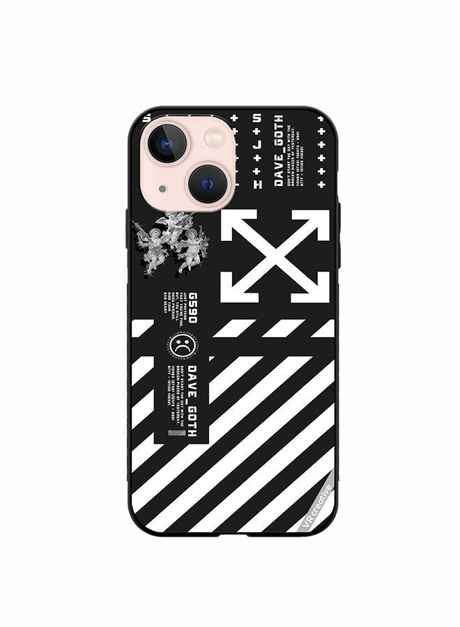VR CREATIVE Protective Case Cover For Apple iPhone 14 Plus Dave Goth Logo Design Multicolour - Image 1