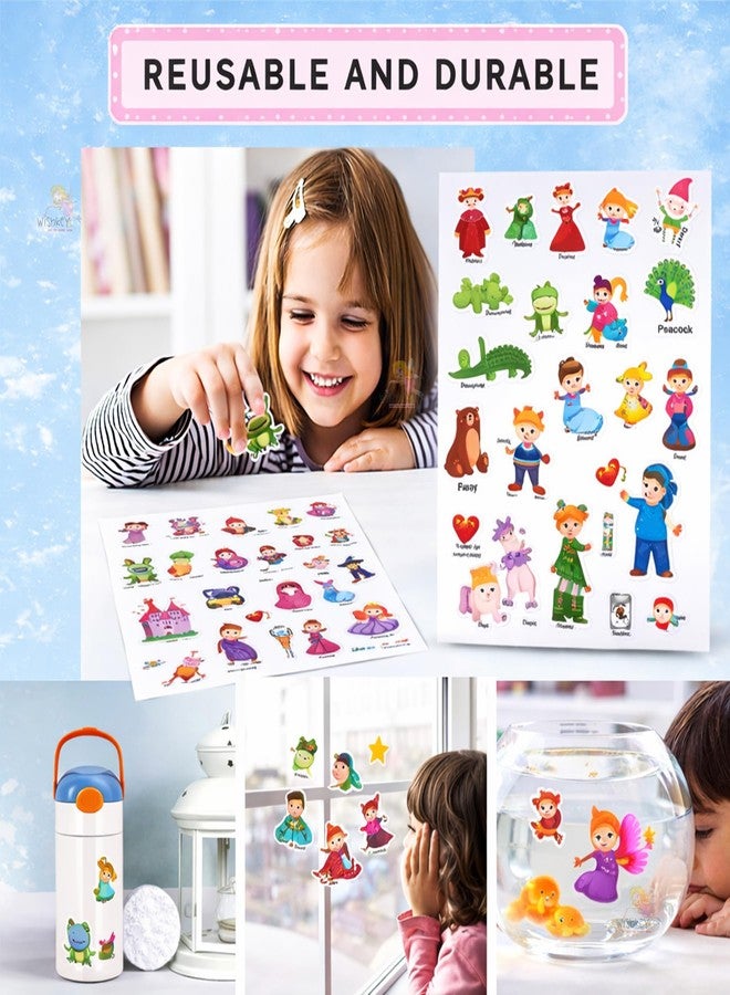 Wishkey Reusable Jelly Sticker Book for Kids 36 Pcs Ocean Animals Theme, Waterproof Double Sided Activity Book, Underwater Sea Life Educational Learning Toy, Travel Friendly for Toddlers Age 2+ - Image 4