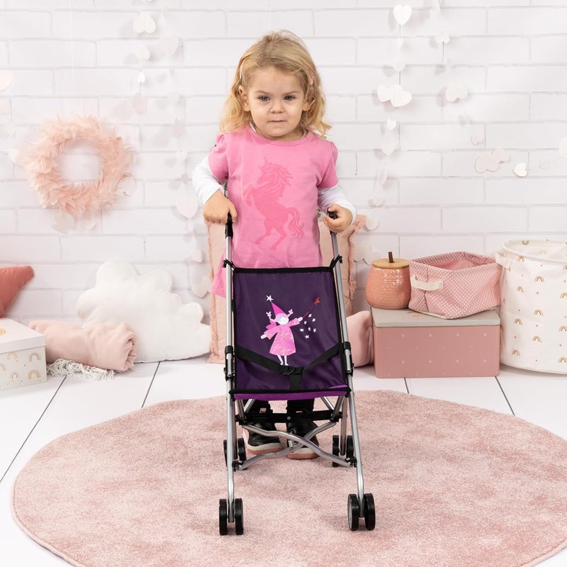 Bayer Design Dolls pushchair, Buggy, Umbrella Stroller, Pram for Toddler, Foldable, Double Wheel - Image 3