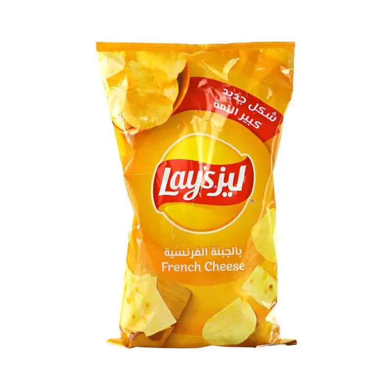Lays French Cheese Potato Chips, Bursting with Flavour Chips- Pack of 170gms