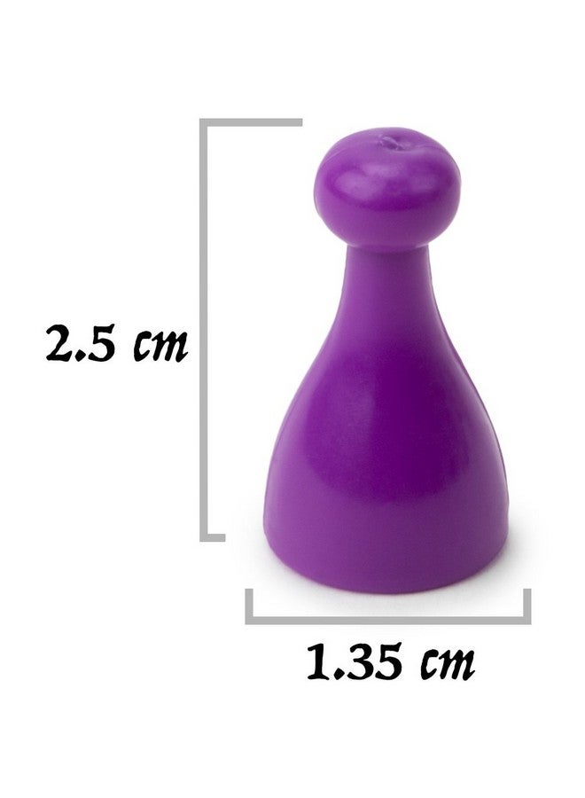 Brybelly 100 Assorted 25mm Halma Game Pawns in 8 Colors, About 12 Pawns Per Color by Brybelly - Image 4