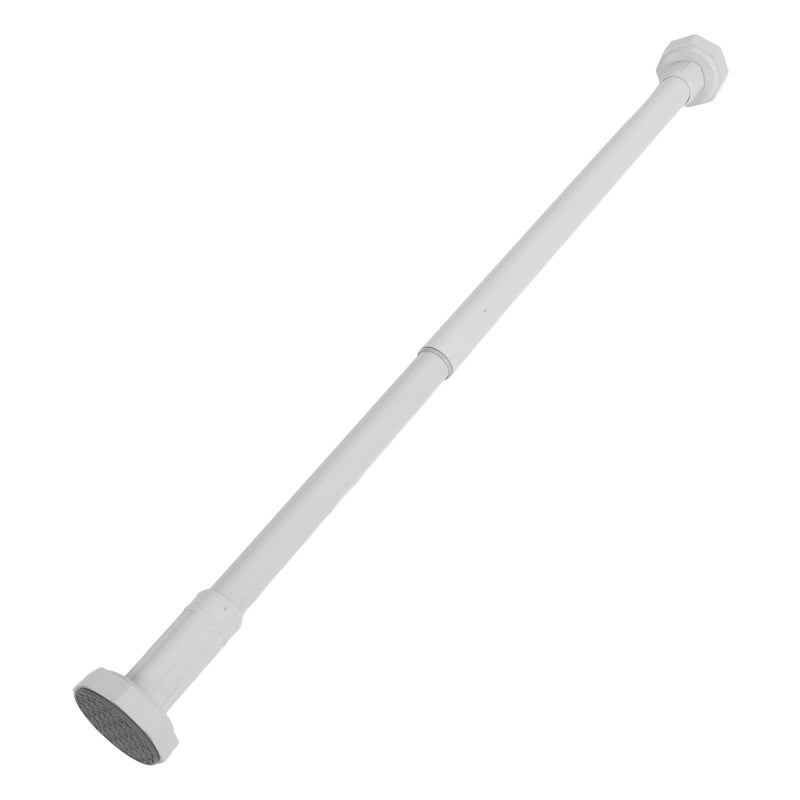 Shower Curtain Rod Stainless Steel Adjustable Tension Rod Telescoping Curtain Rod (50-80cm) - Image 1
