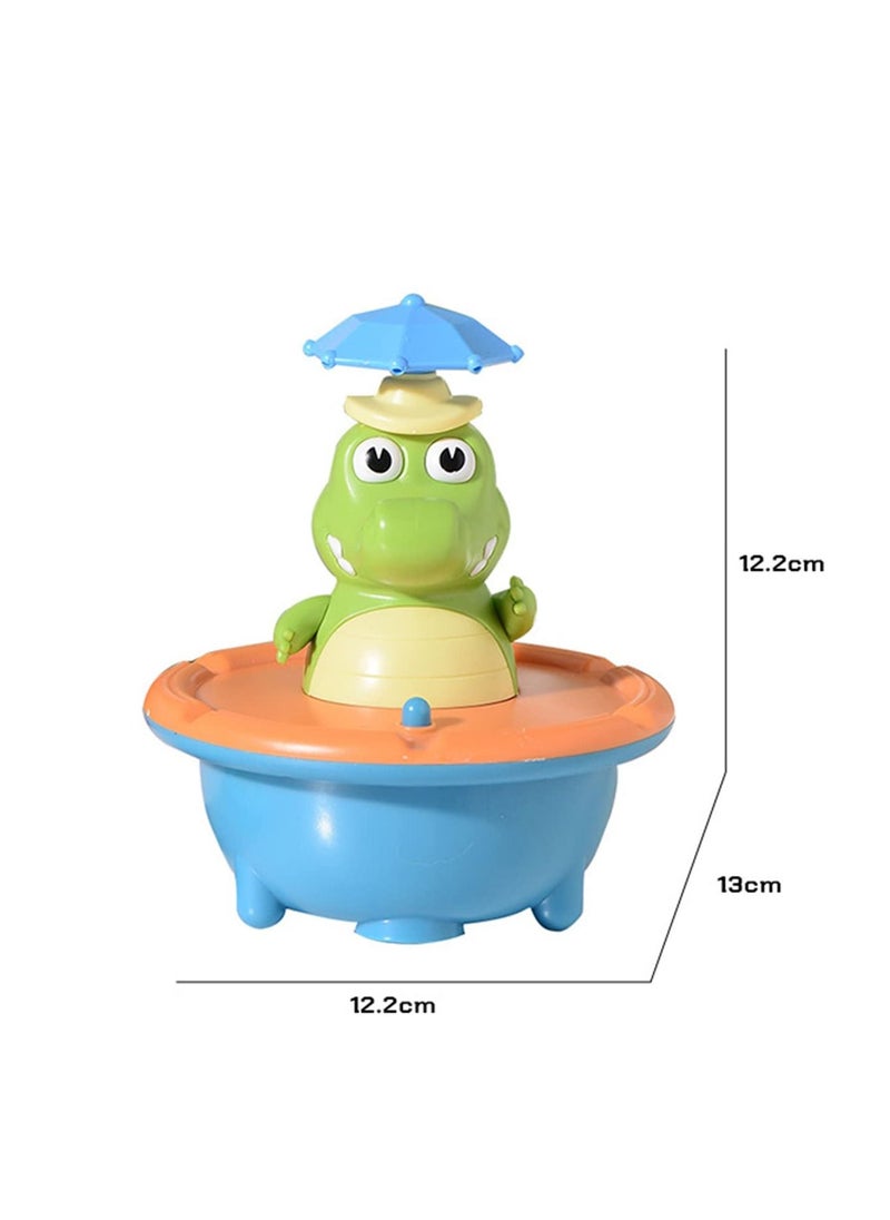 MIXDE - Fountain Crocodile Baby Bath Toys for Toddlers 1-3,4 Modes Spray Water Bath Toy for 1-8 Year Old Boys Girls Kids, Sprinkler Light Up Bathtub Toy Bathroom (Multicolor) - Image 1