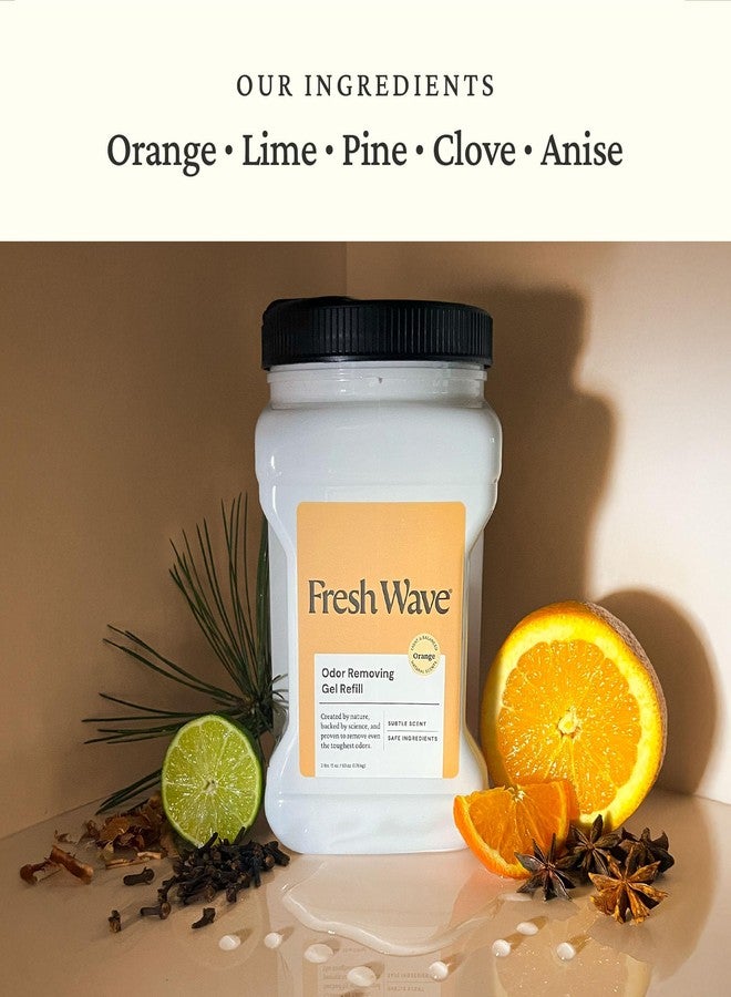 Fresh Wave Orange Odor Removing Gel Refill, 63 oz - Image 2