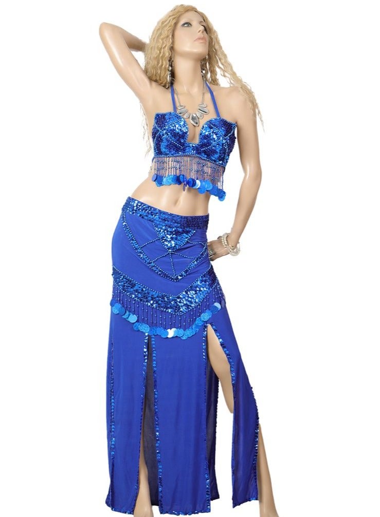 Elegant and Attractive Belly Dance Costume with a Unique and Stunning Design.