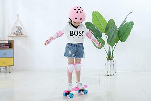 SK8MEMO 17" Mini Skateboard, Kids Skateboard for Beginners with ABEC-7 Bearing and Soft PU Wheels - Image 5