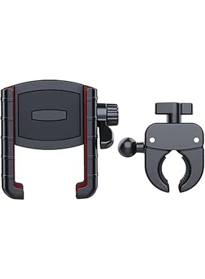 Universal Motorcycle Phone Mount with Shock Absorption for Bike Scooter Navigation - Image 1