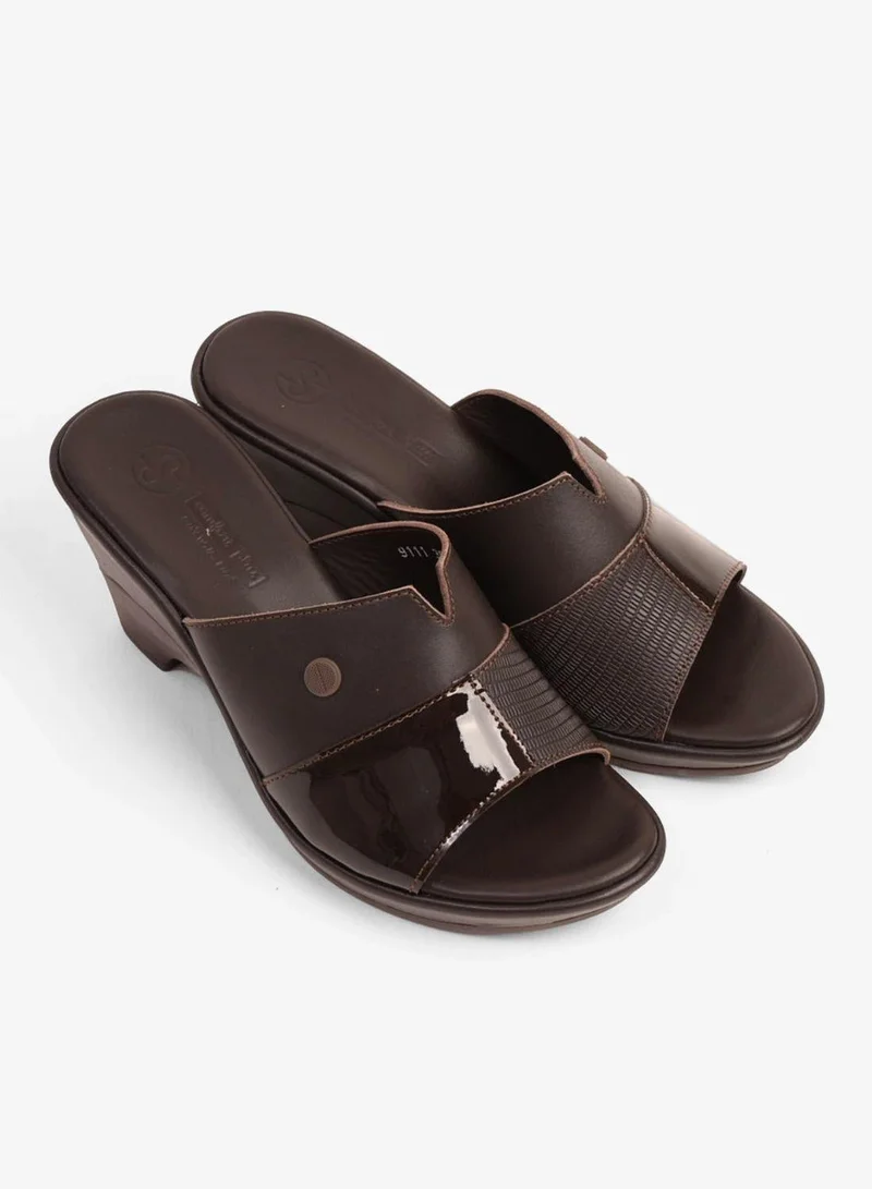 Comfort Plus COMFORT PLUS LADIES  SANDALS  - 9111 BROWN