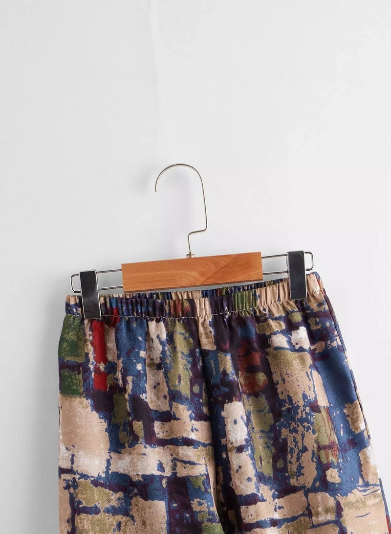 Boys Geo Print Tapered Pants - Image 4