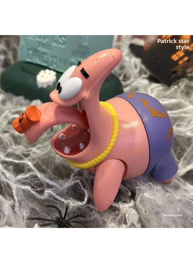 Loquat 2024 KFC  SpongeBob Squarepants Toy Squidward Patrick Plankton Boss Crab Doll Ornaments-Color:Single Style 20.24million Holy Squidward - Image 5