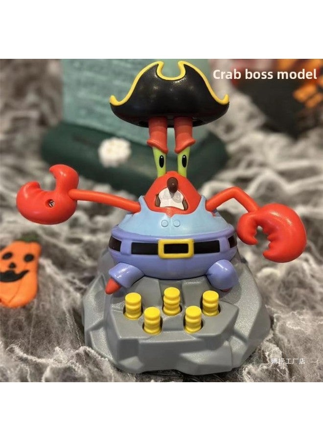Loquat 2024 KFC  SpongeBob Squarepants Toy Squidward Patrick Plankton Boss Crab Doll Ornaments-Color:Single Style 20.24million Holy Squidward - Image 3