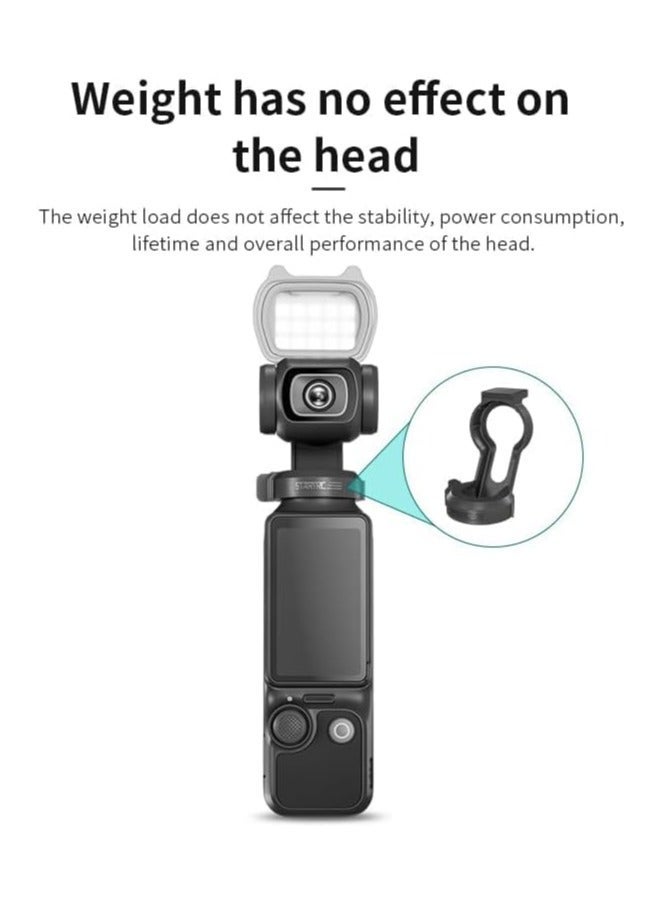 ستارت آر سي مجموعة ضوء مساعدة صغيرة ل DJI OSMO جيب 3 ، LED ضوء الفيديو الإضاءة المساعدة تصوير ضوء 200 مللي أمبير قابلة للشحن ل DJI جيب 3 ، مع شحن USB - Image 2