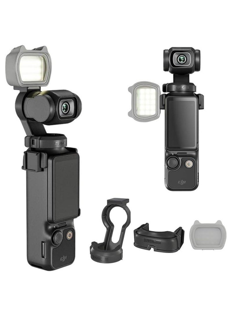 ستارت آر سي مجموعة ضوء مساعدة صغيرة ل DJI OSMO جيب 3 ، LED ضوء الفيديو الإضاءة المساعدة تصوير ضوء 200 مللي أمبير قابلة للشحن ل DJI جيب 3 ، مع شحن USB - Image 1