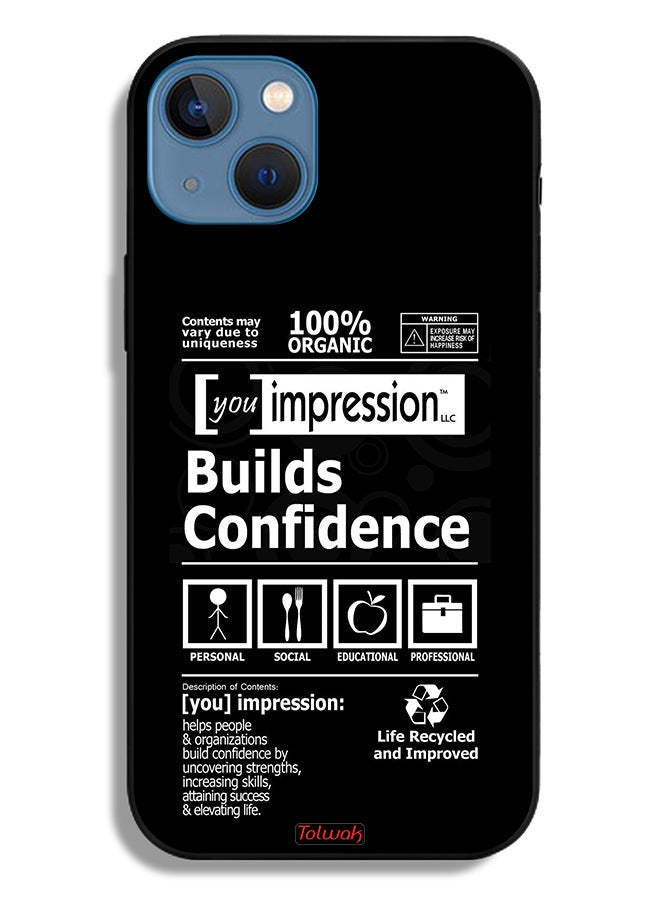 Tolwak Apple iPhone 13 Protective Case Builds Confidence Sticker - Image 2