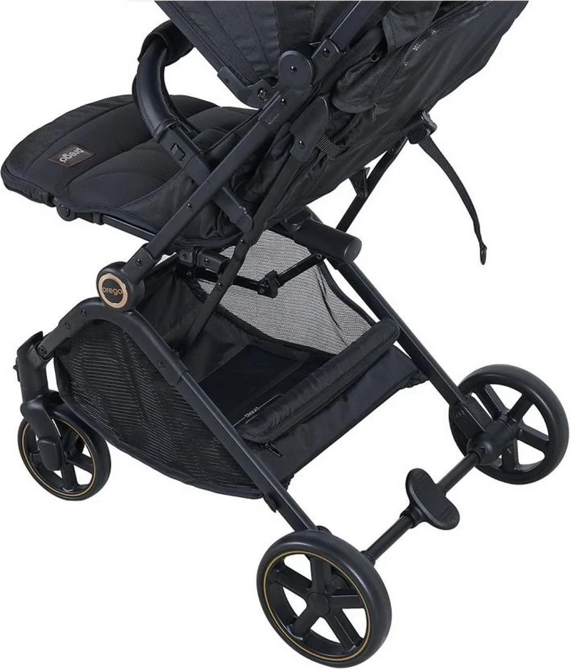 Prego Solo Travel Baby Stroller Black