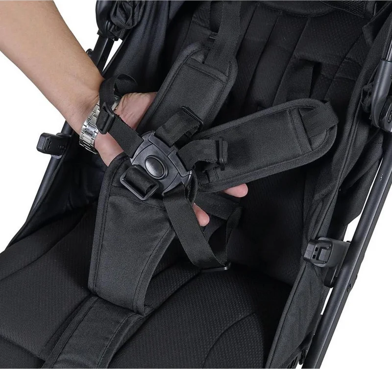 Prego Solo Travel Baby Stroller Black