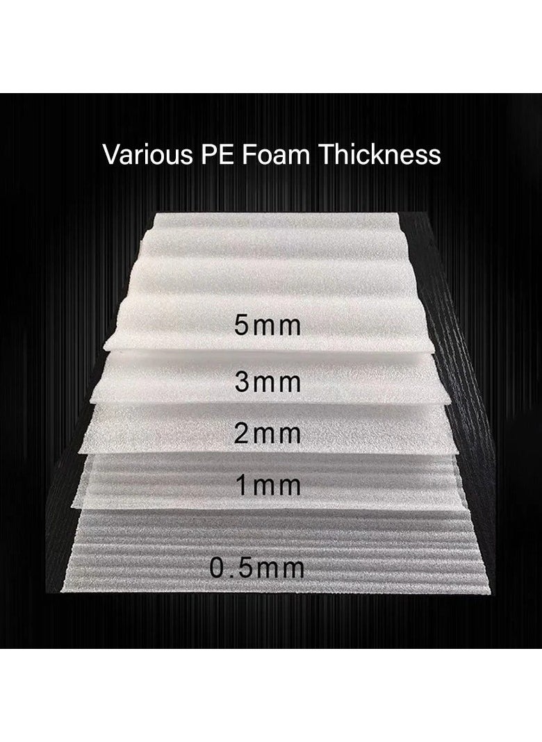 Generic - Health Express Packaging 2mm Foam Roll 50cm x 10mtr for Safe Shipping Non-Abrasive Foam Cushion for Fragile Goods, Shipping, and Storage Ideal Wrap for Protecting Delicate Items - Pack of 1 - Image 1