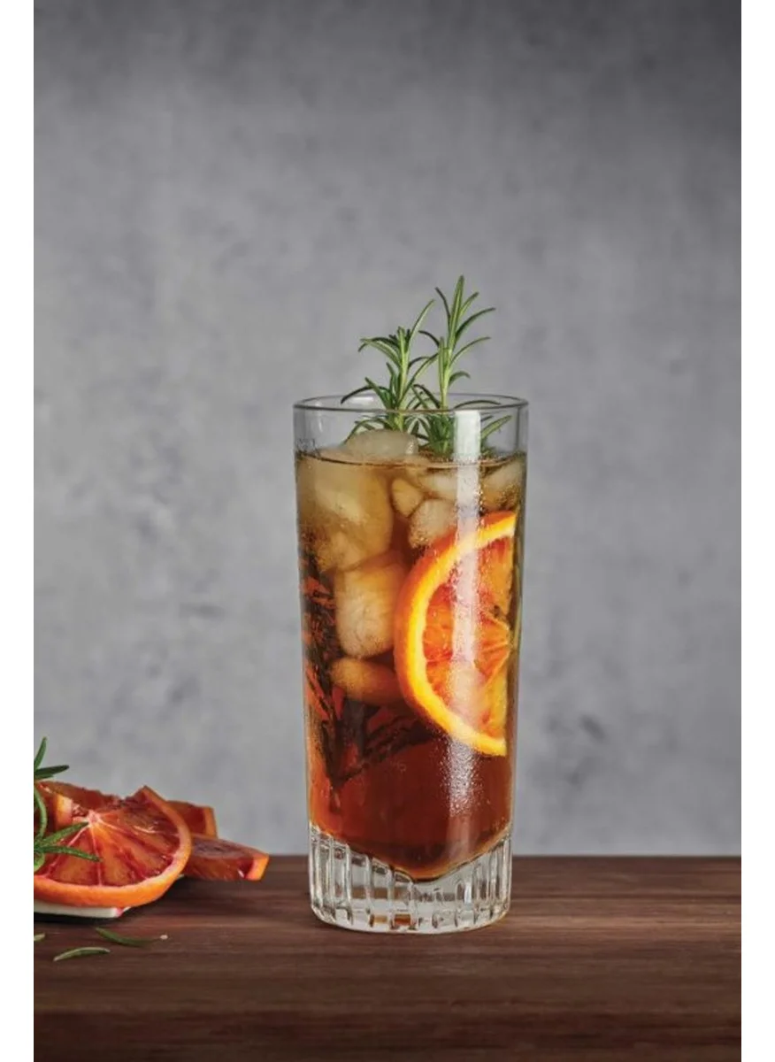 Paşabahçe Nude Series Caldera Long Drink Crystal 6-Piece Soft Drink Glass 68134 450 cc
