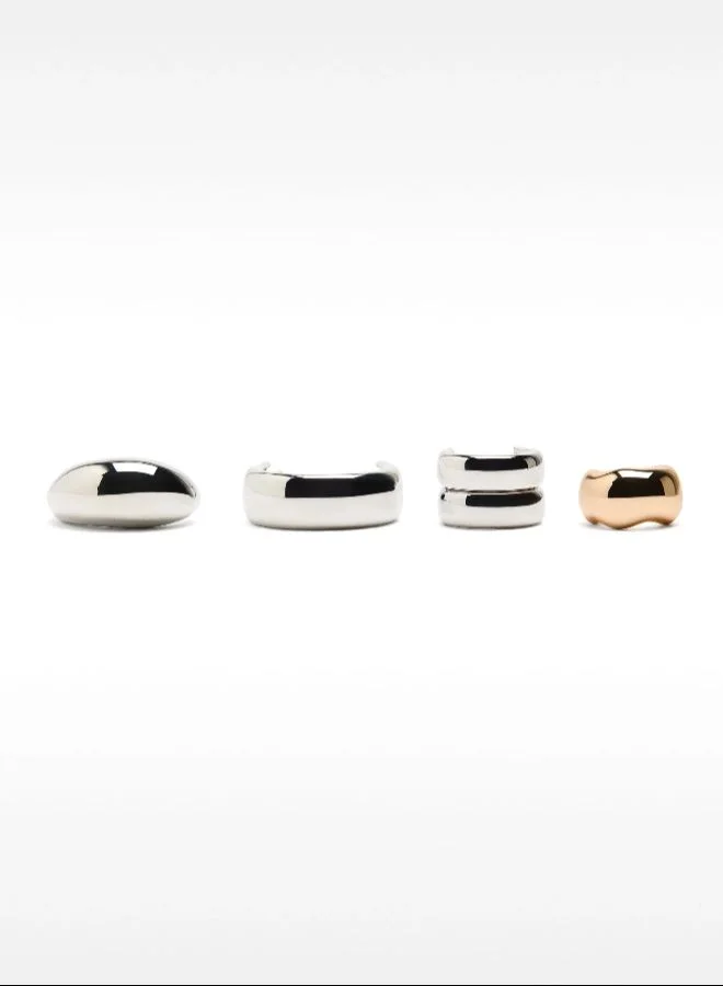 PARFOIS Set With Bicolor Earrings