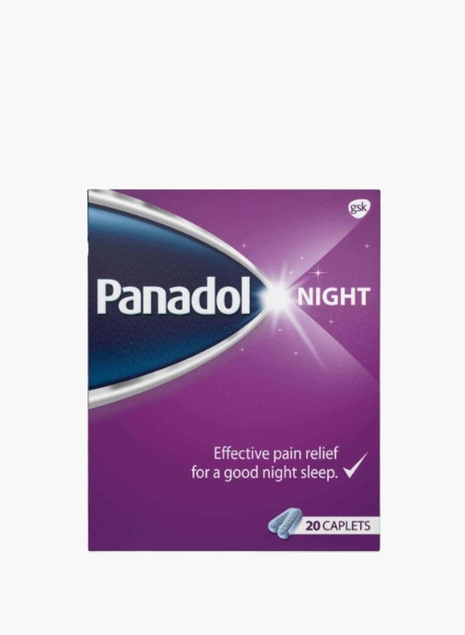 Panadol Night 20 Tablets Effective Pain Relief