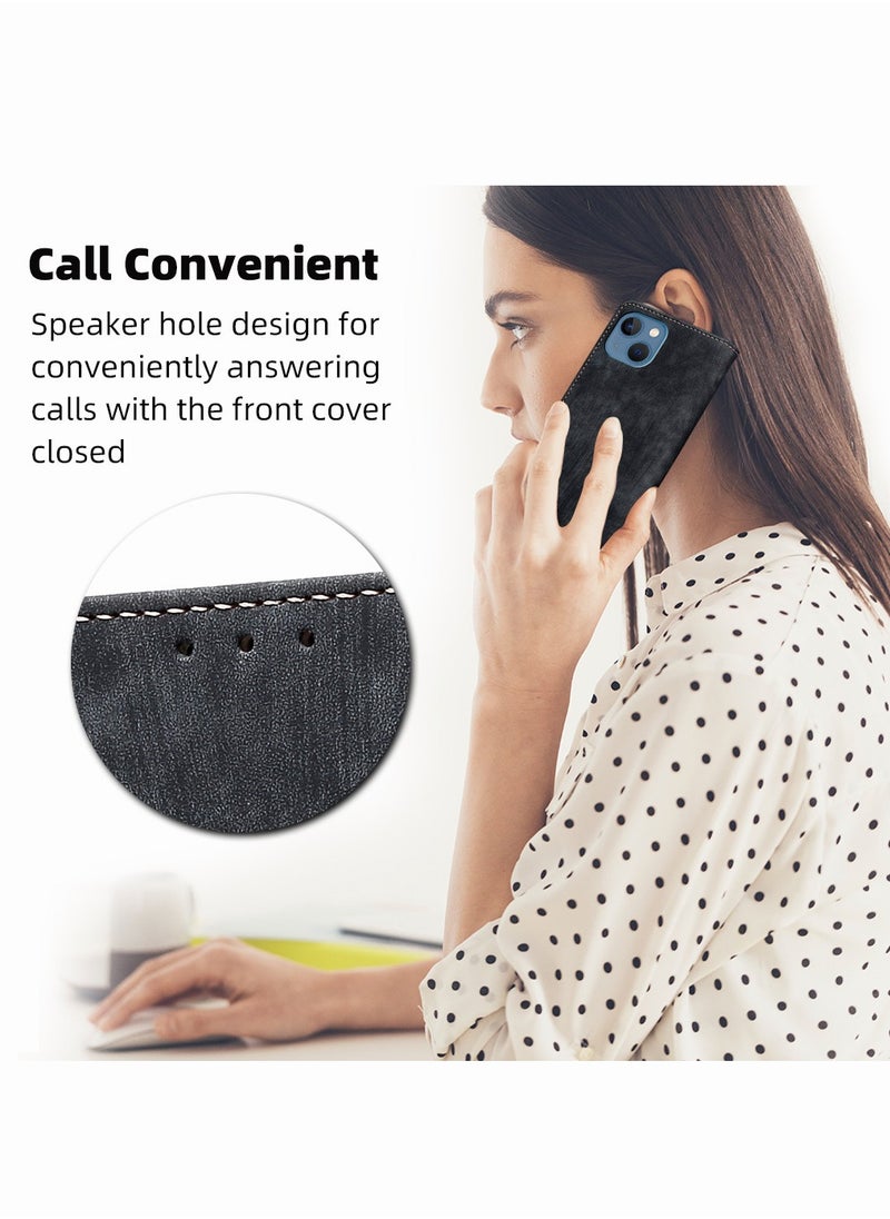 Motim - Iphone 14 Pro /14 Pro Max Wallet Case with Card Holders, Vintage Slim Leather Magnetic Case Shockproof Hard Protective Phone Case with Pocket and Stand, Iphone 14 Pro /14 Pro Max Case Cover - Image 1