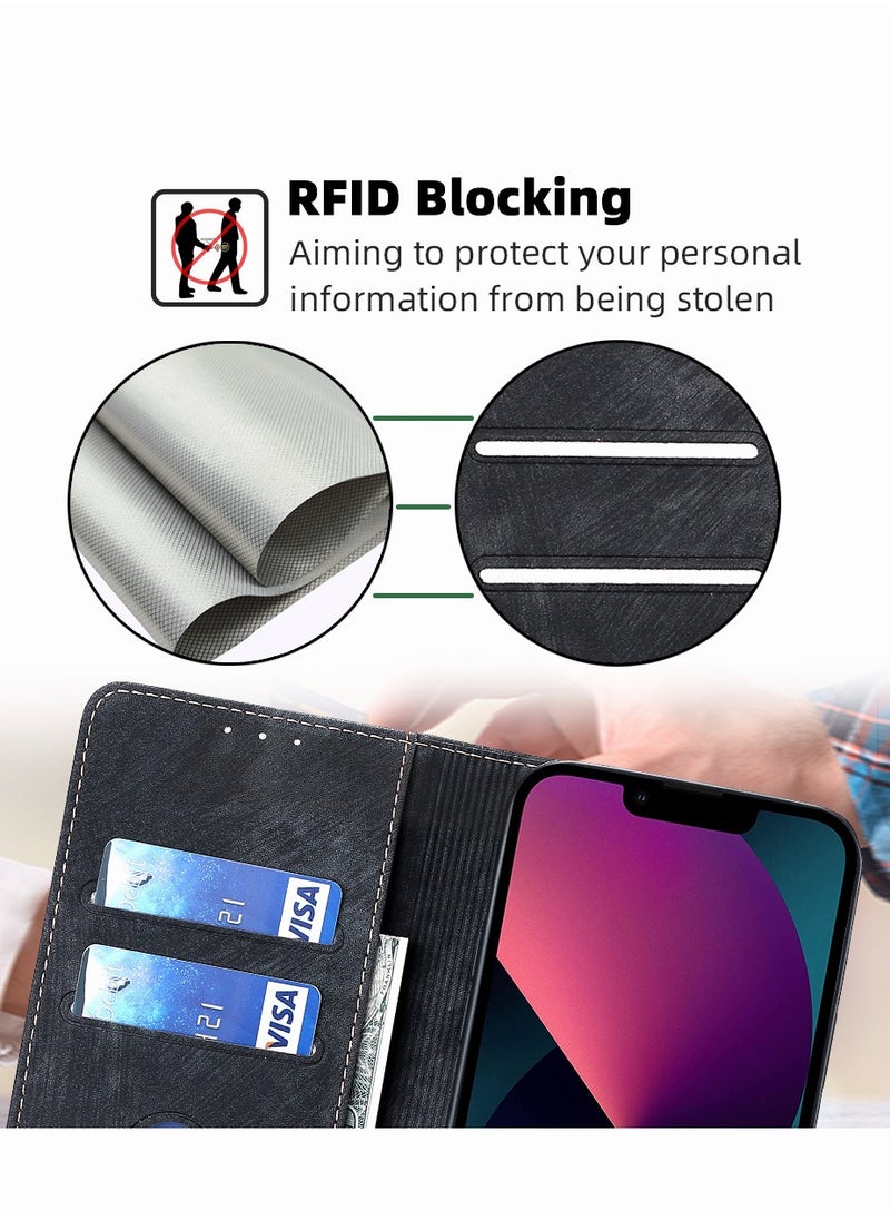 Motim - Iphone 14 Pro /14 Pro Max Wallet Case with Card Holders, Vintage Slim Leather Magnetic Case Shockproof Hard Protective Phone Case with Pocket and Stand, Iphone 14 Pro /14 Pro Max Case Cover - Image 1