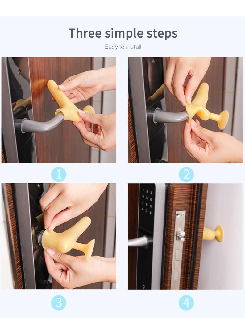 Set of 2 Door Handle Cover Anti Wall Collision - Image 2