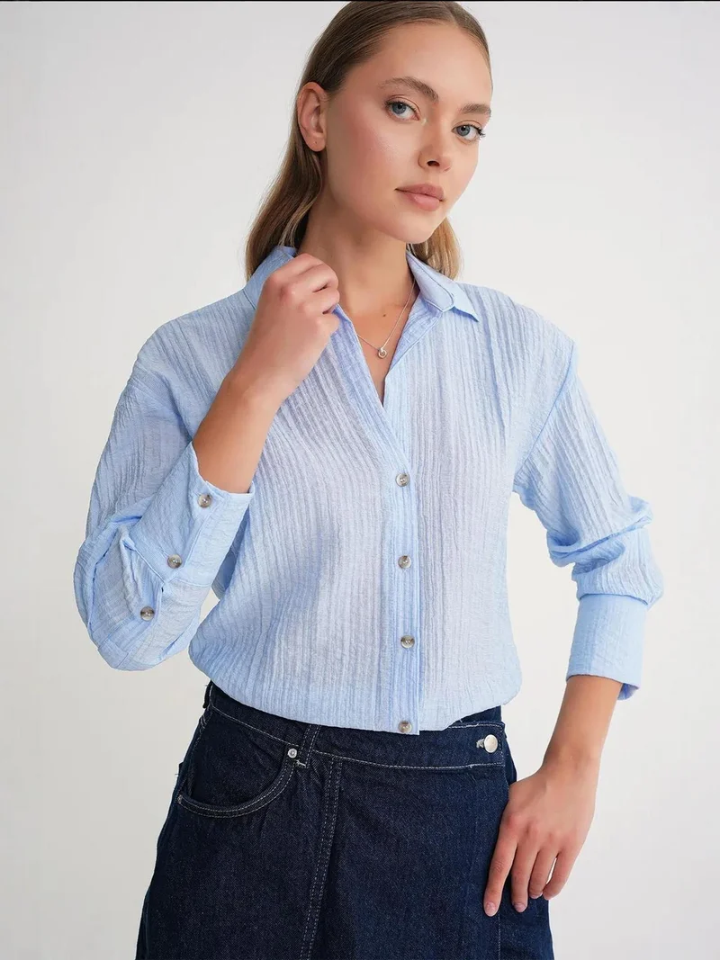 ميكسراي قميص ميكسراي بأكمام طويلة