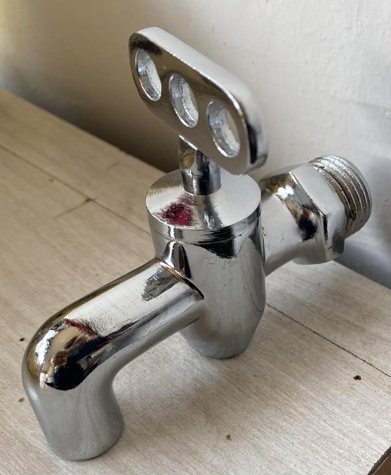 صنبور سمارت سابلاي المتين 1/2" مع شريط تفلون - تحكم موثوق في تدفق المياه للاستخدام المنزلي والتجاري - Image 1