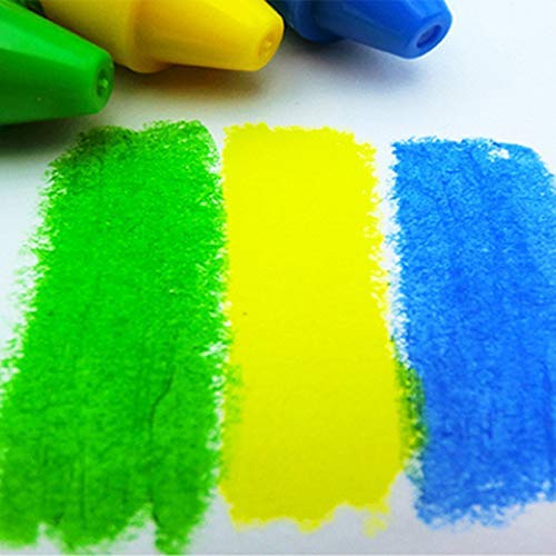 ArtBee 18 Colors Silky Crayons Set Non Toxic Washable Rotating Crayons Body Paint Large Water Soluble Blendable Painting Stick Graffiti Safe for Baby Kids and Children - Image 3