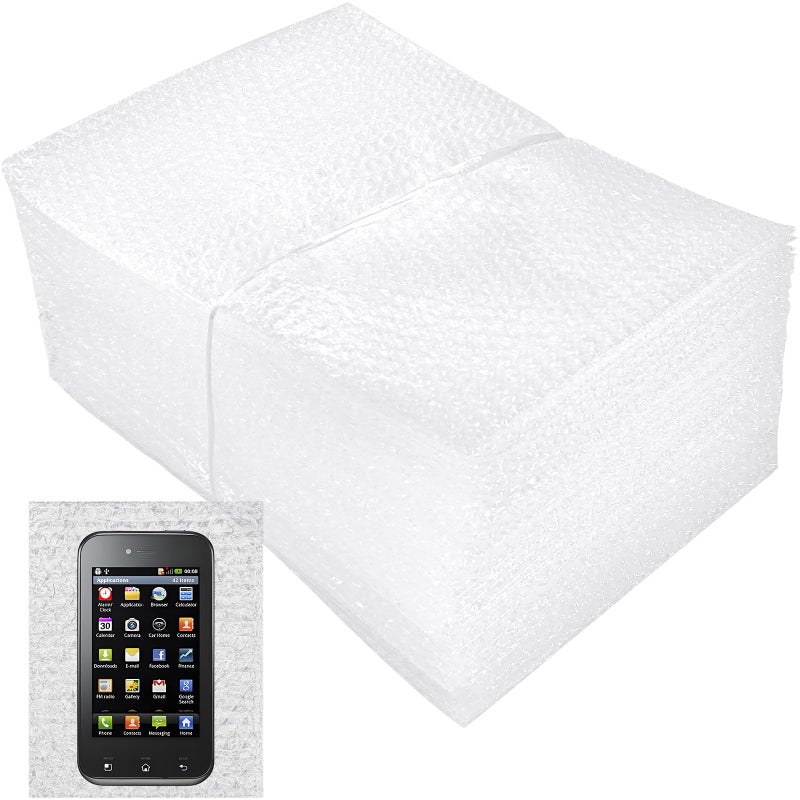 V-chen Bubble Pouches Wrap Bag 8 Inch x 10 Inch30 Pcs Double Wall Thickening Shockproof Bubble Bags Clear Bubble Out Bags Protective Bubble Pouch Cushioning Bags for Moving Shipping and Packing - Image 2