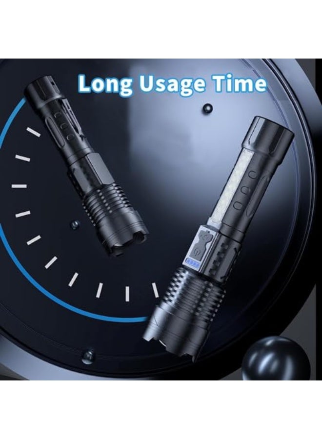 Flashlight LED Rechargeable,Torch Light,10000Lumens with 7 Light Modes Flash Light,IPX6 Waterproof,Zoomable,Handheld Emergency Light for Outdoor Camping Hiking - Image 4