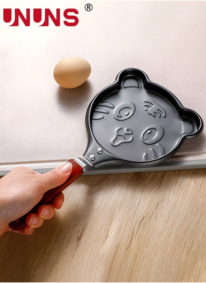 UNUNS - Mini Crepe Maker With 3 Animals Shape Molds,Mini Pancake Pan,Mini Egg Frying Pan For Kids,Set Of 3 - Image 1