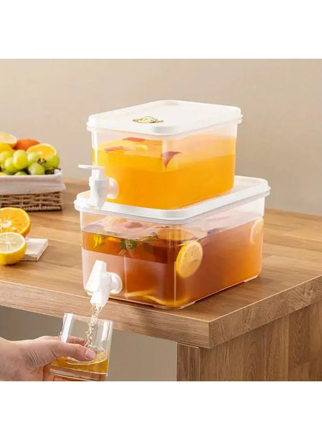 5L Transparent Cold Kettle With Faucet Large Capacity For Ice Water Juice And Fruit Tea - Image 5